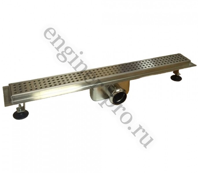 Душевой трап-лоток TIM с гидрозатвором 50 мм, 70х850 мм