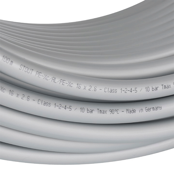 STOUT STABIL Труба из сшитого полиэтилена PE-Xa/Al/PE-RT 16x2,6 (бухта 100 метров)