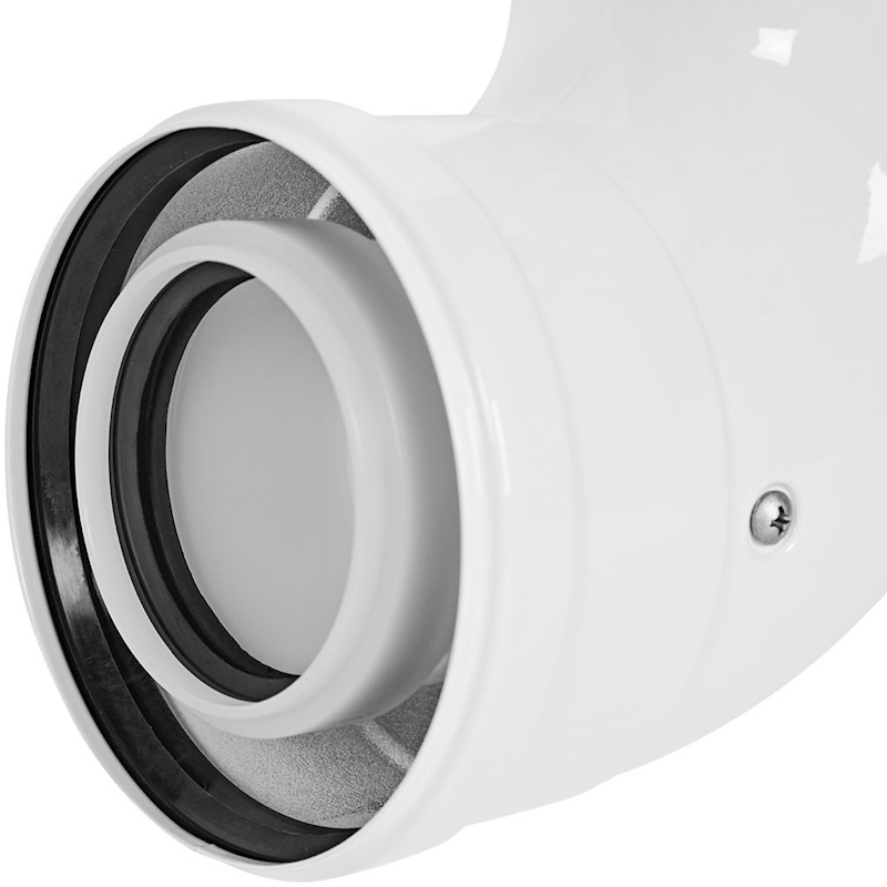 STOUT Отвод кондесационный D60/100 (п-м) 90° 