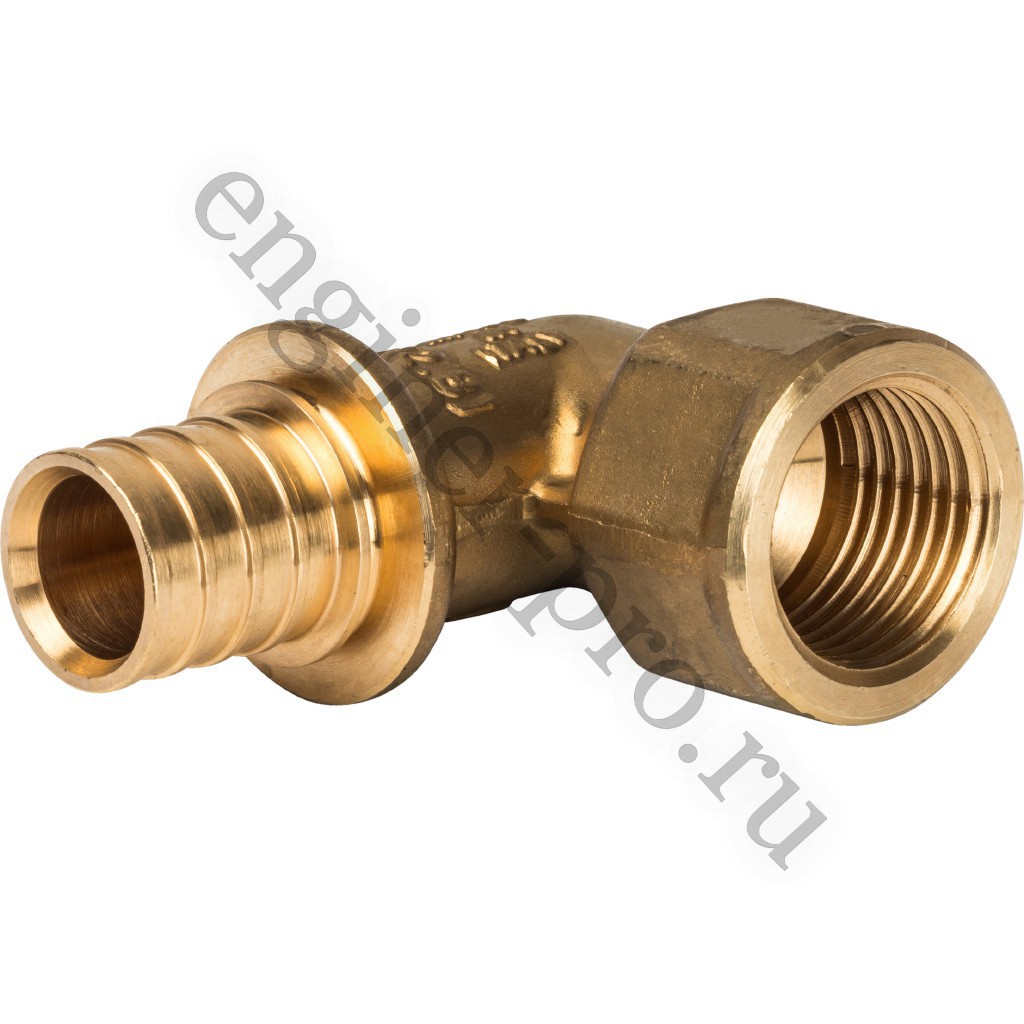 STOUT Угольник ВР 20x1/2" для труб из сшитого полиэтилена