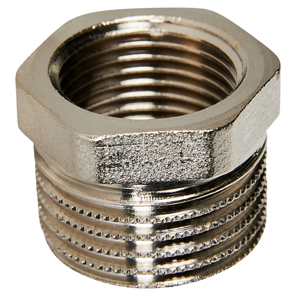 SFT-0029-001238 STOUT Футорка никелированная 1/2X3/8