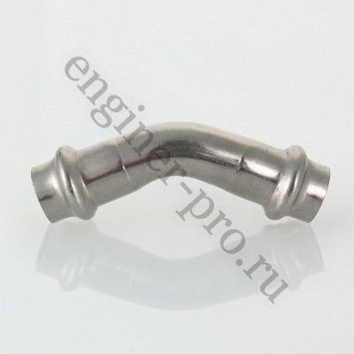 VALTEC Пресс-угольник из нерж. 12 мм, 45° VTi.959.I.001212