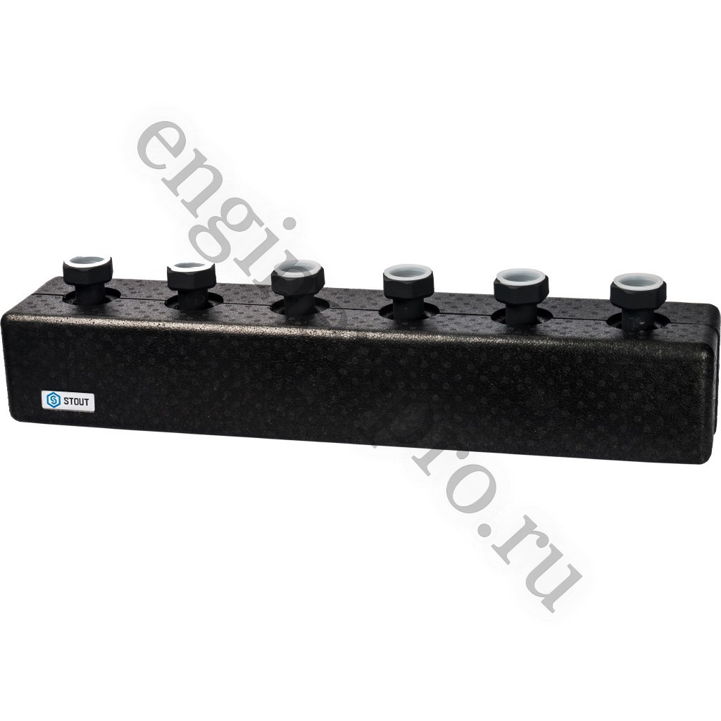 SDG-0016-004003 Стальной распр. коллектор 3 контура. В теплоизоляции DN 25