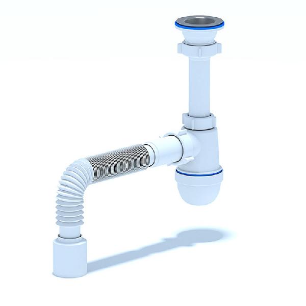 C0110 Сифон АНИ 1 1/2"*40 с гибкой трубой 40*50