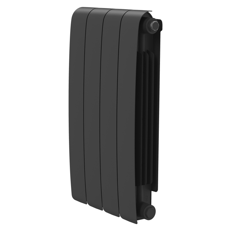 Биметаллический радиатор Royal Thermo Eclipse черный 500, 1 секция (не для продаж)