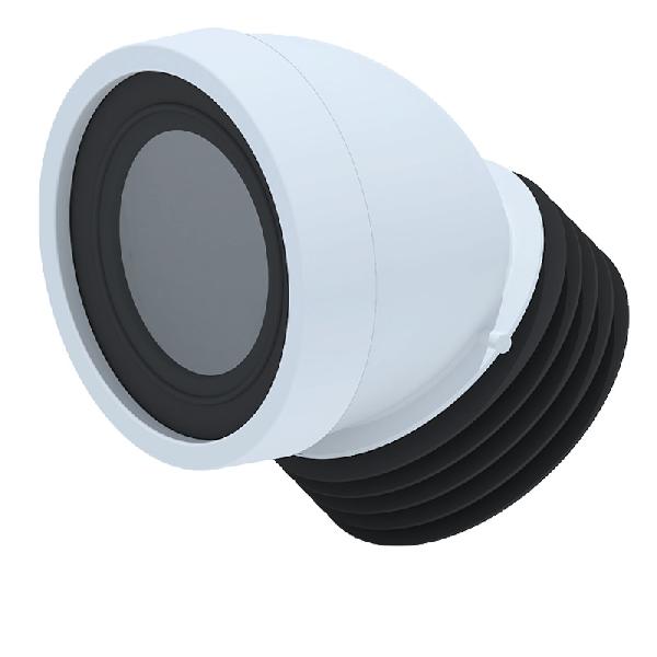 W4228 Труба фановая 110*45° короткая