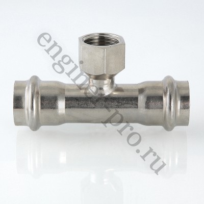 VALTEC Пресс-тройник из нерж. стали 15 мм х 1/2" ВР VTi.932.I.150415