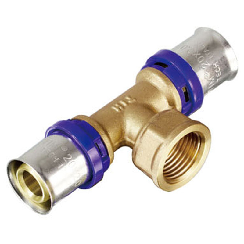 TIM Пресс тройник ВР 20х1/2"х20 для металлопластиковых труб