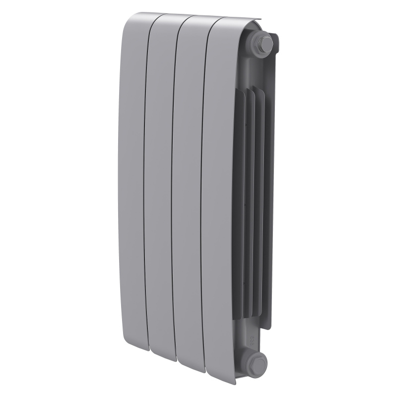 Биметаллический радиатор Royal Thermo Eclipse серебристый 500, 1 секция (не для продаж)
