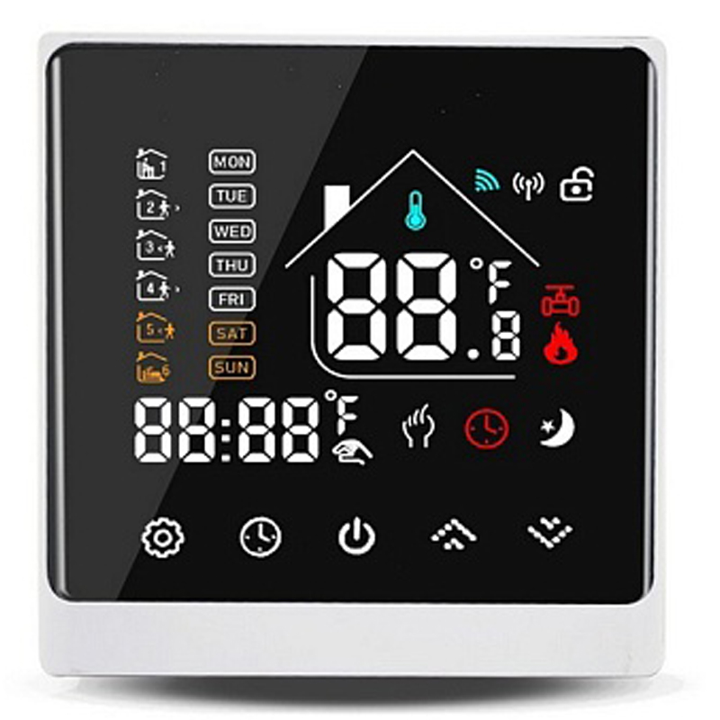 STOUT Терморегулятор теплого пола 16А, белый