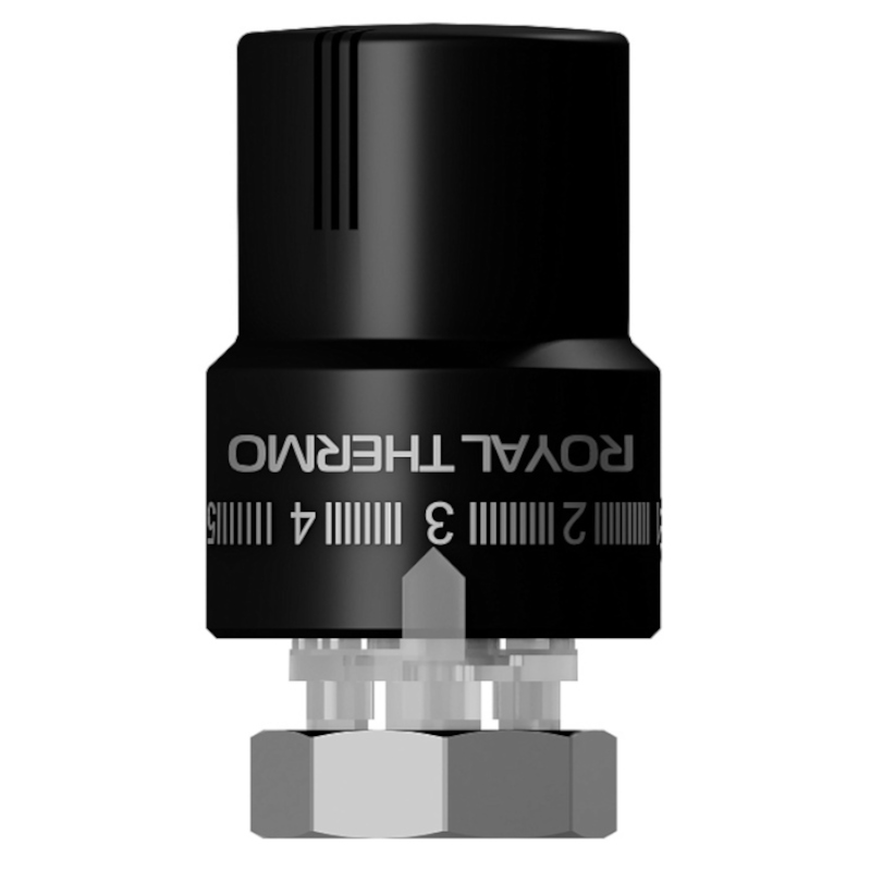 Royal Thermo Термоголовка жидкостная M30*1.5 (черная)