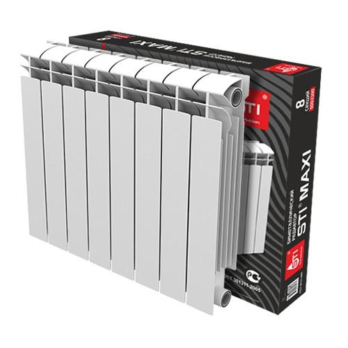 Биметаллический радиатор STI MAXI 500/100, 8 секций