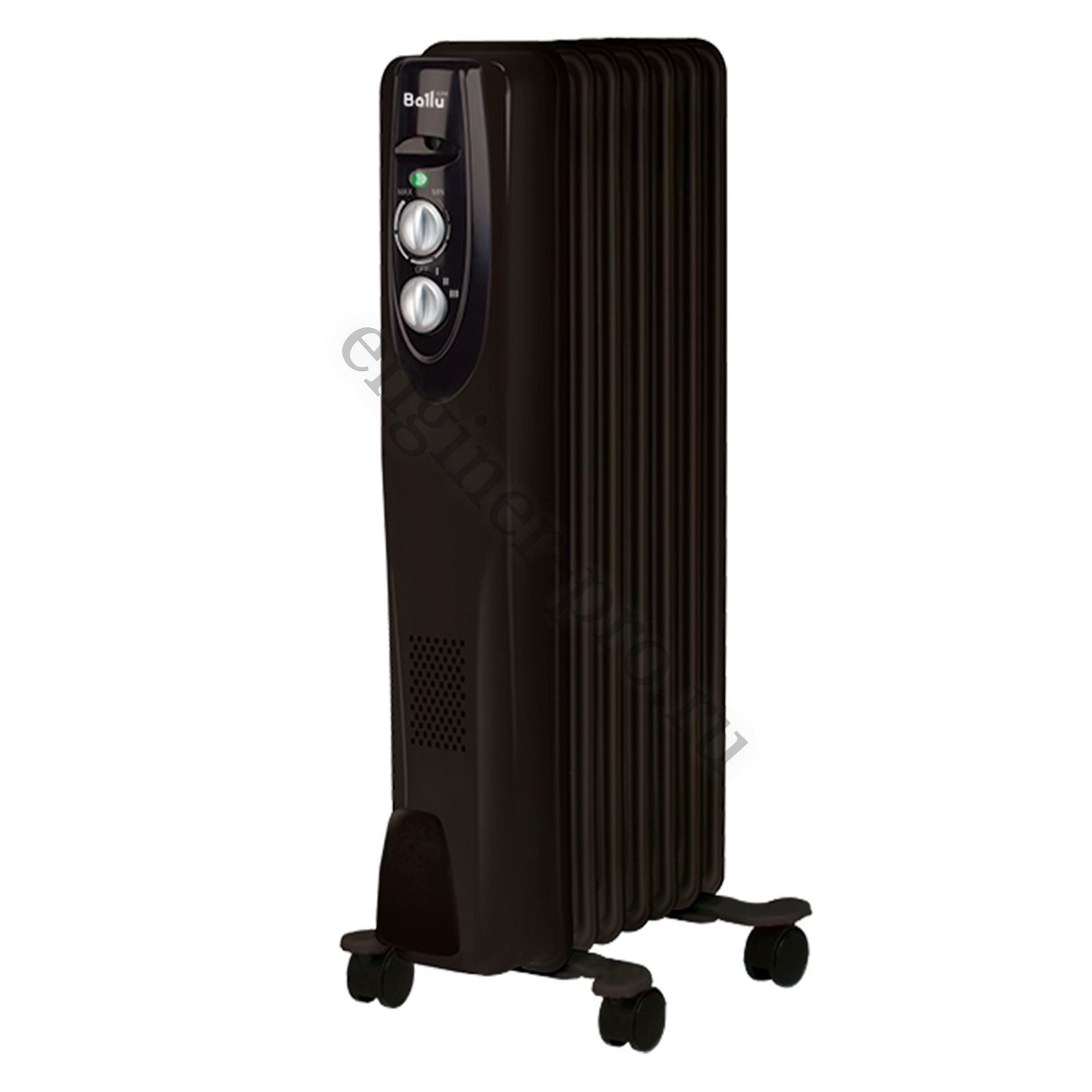 Масляный радиатор Ballu Classic black BOH/CL-07BRN (7 секций)
