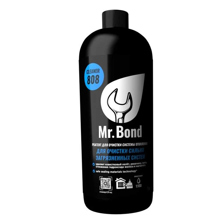 Mr.Bond Cleaner Реагент для очистки сильно загрязненных систем отопления