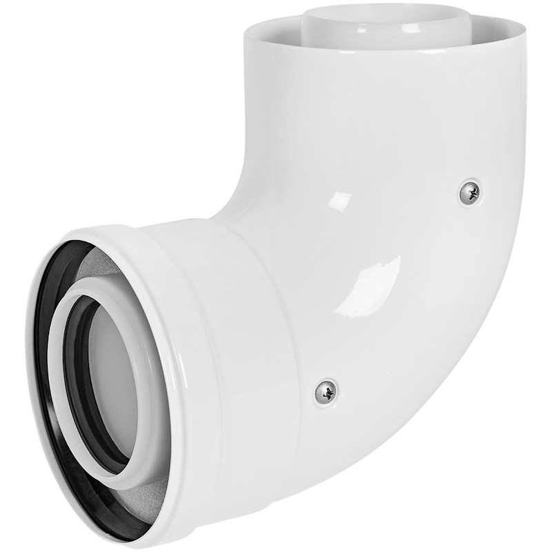 STOUT Отвод кондесационный D60/100 (п-м) 90° 
