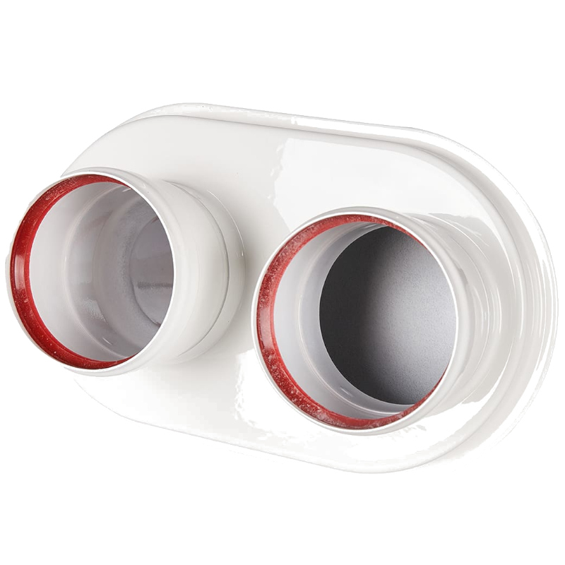 ROMMER Адаптер для перехода на 80/80 (Baxi (кроме ECO Nova/Classic, Mizudo, Haier,)