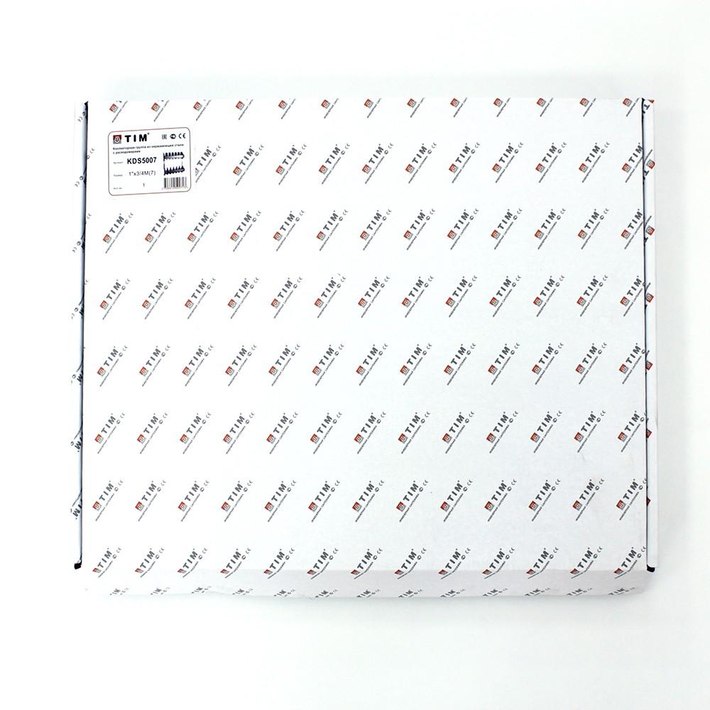 Коллекторная группа TIM из нерж. стали в сборе с расходомерами 7 выходов