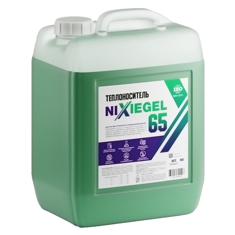 Теплоноситель NIXIEGEL-65, 10 кг (этиленгликоль)