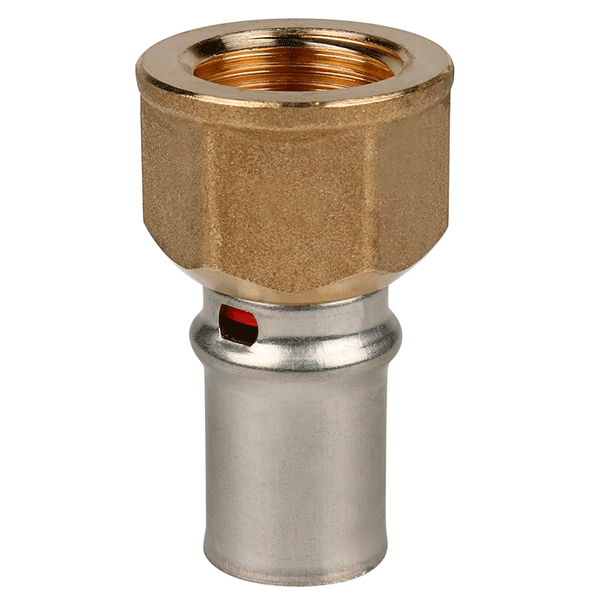 STOUT Пресс муфта ВР 16х1/2" для металлопластиковых труб