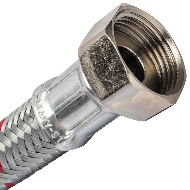 Шланг ГИГАНТ прямой STOUT 1", длина 800 мм (INOX Италия)