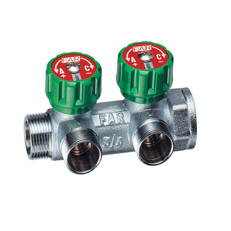 FAR Коллектор регулирующий 3/4", 2 отвода М24х19