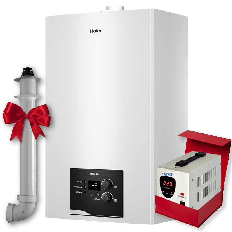 Настенный газовый котел Haier UrbanSlim  1.24 TM, 24 кВт, одноконтурный