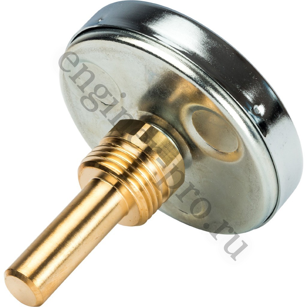 Термометр биметалл. STOUT Dn 63 мм, гильза 50 мм 1/2", 0...160°С