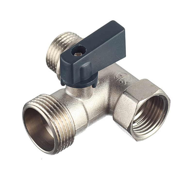 Кран шаровой трехпроходной TIM 1/2х3/4"