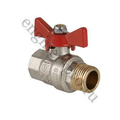 Кран шар. 3/4" Вн-Нр баб. Valtec VT.218 Кран шар. 3/4" Вн-Нр баб. Valtec VT.218
