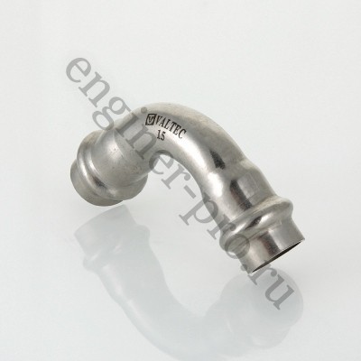 VALTEC Пресс-угольник из нерж. стали 15 мм, 90° VTi.951.I.001515