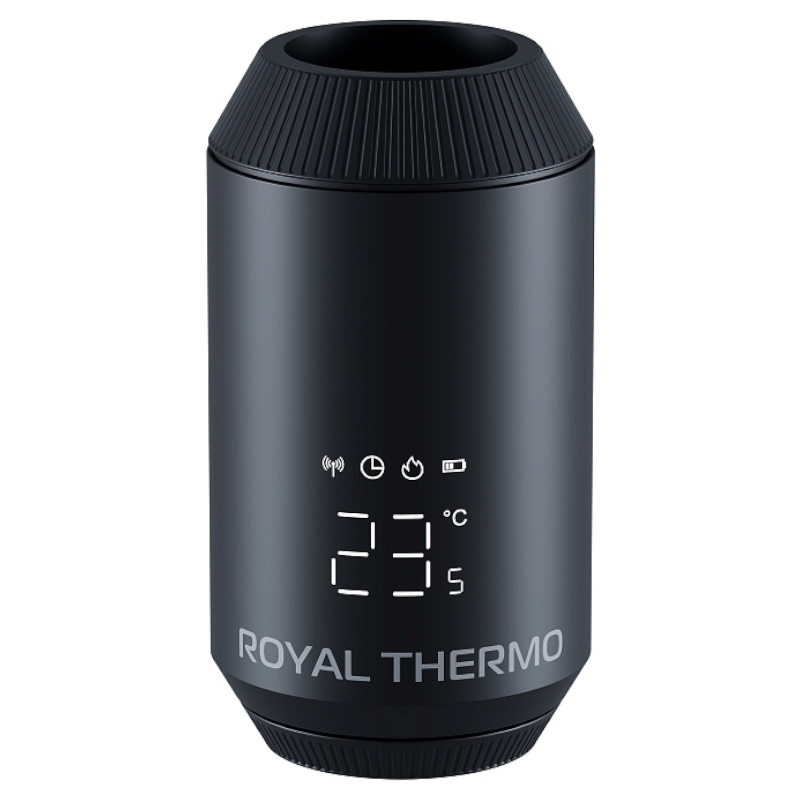 Royal Thermo Smart Умная термоголовка жидкостная M30x1,5 (Черная)