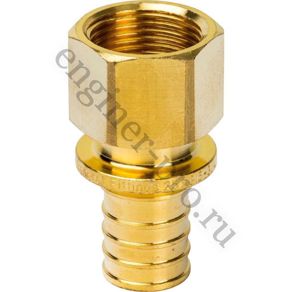 STOUT Муфта ВР 25x3/4" для труб из сшитого полиэтилена