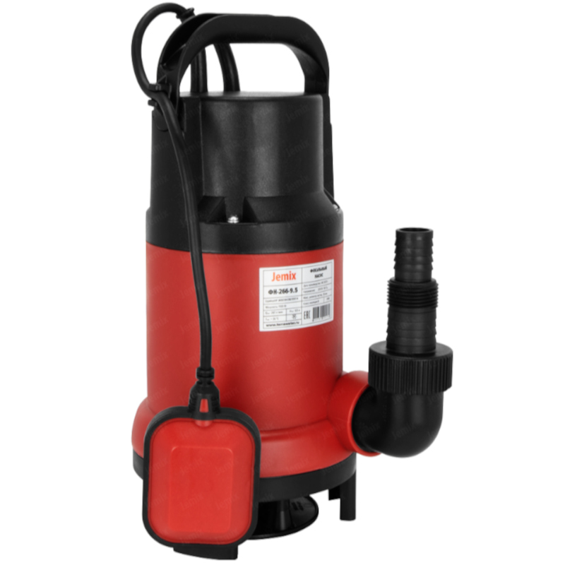 JEMIX Насос фекальный для грязной воды ФН-125-5 (400 Вт, Напор 5 м, производит. 7 м3/ч)