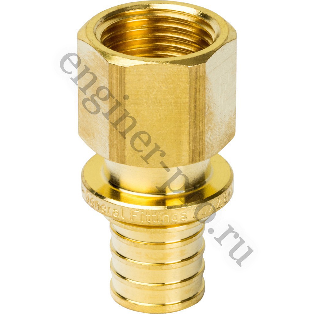 STOUT Муфта ВР 20x1/2" для труб из сшитого полиэтилена
