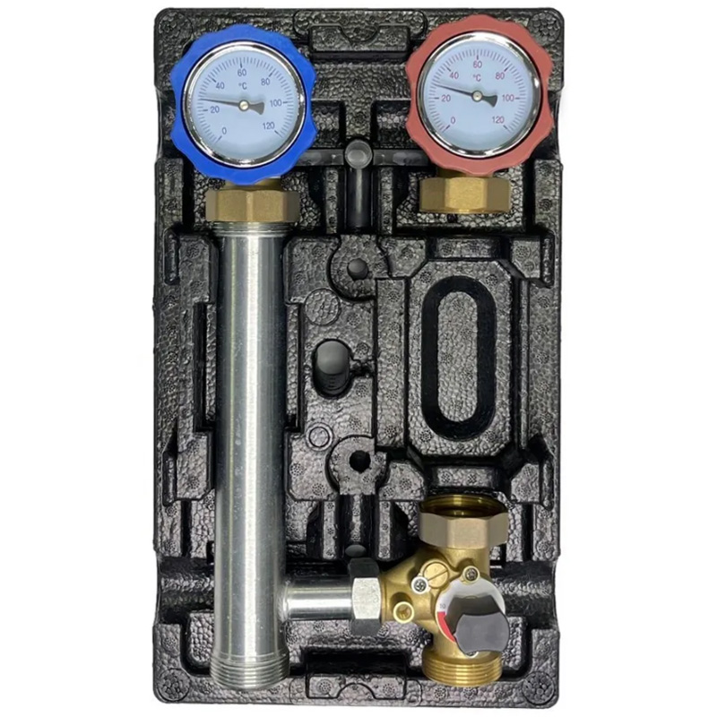 TIM Насосная группа с 3-ходовым смесительным клапаном 1" (без насоса)