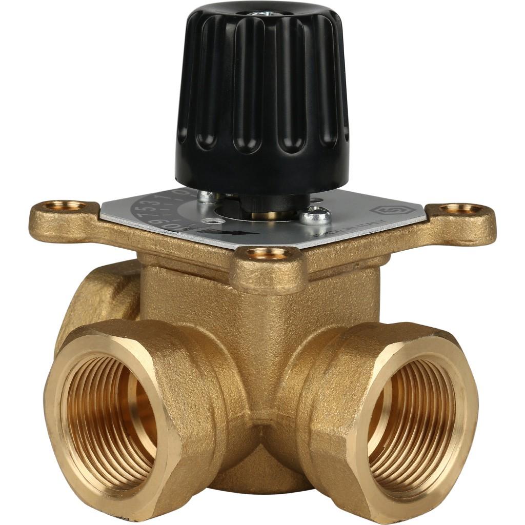 STOUT Трехходовой смесительный клапан 3/4" (KVs 6)