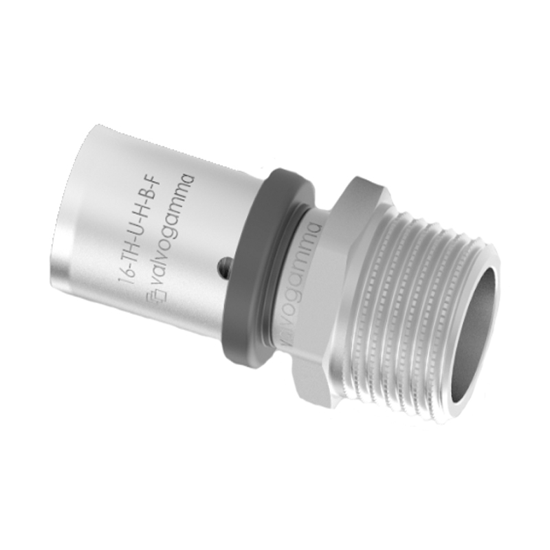 ПРЕСС Муфта 16х1/2" НР Valvogamma