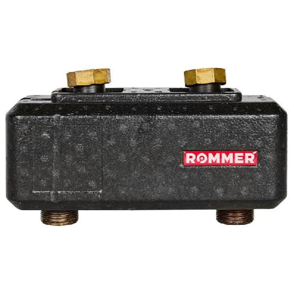 ROMMER Гидравлическая стрелка с накидными гайками 1 1/4", 4,53 м3/час (80 квт, в теплоизоляции)