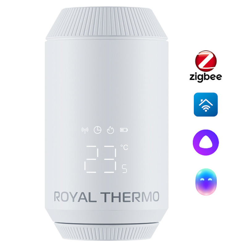 Royal Thermo Smart Умная термоголовка жидкостная M30x1,5 (белая)