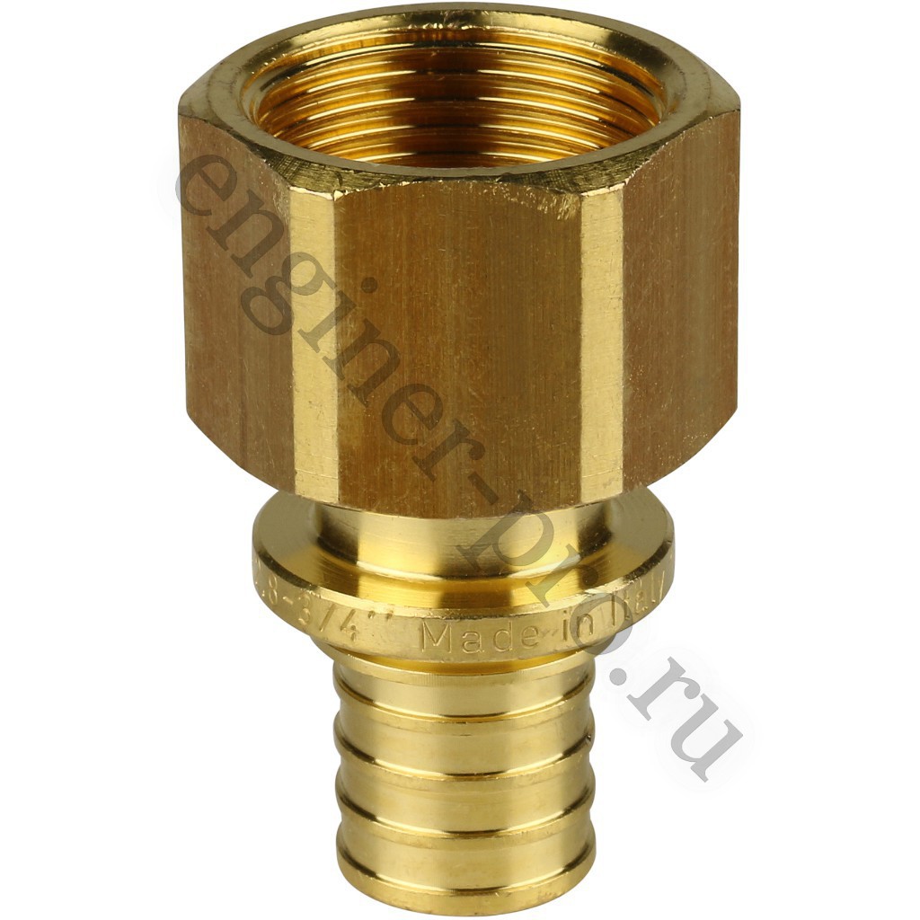 STOUT Муфта ВР 20x3/4" для труб из сшитого полиэтилена