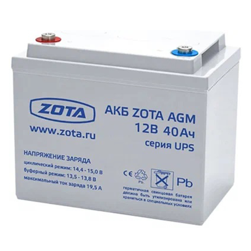ZOTA Аккумуляторная батарея AGM 40-12