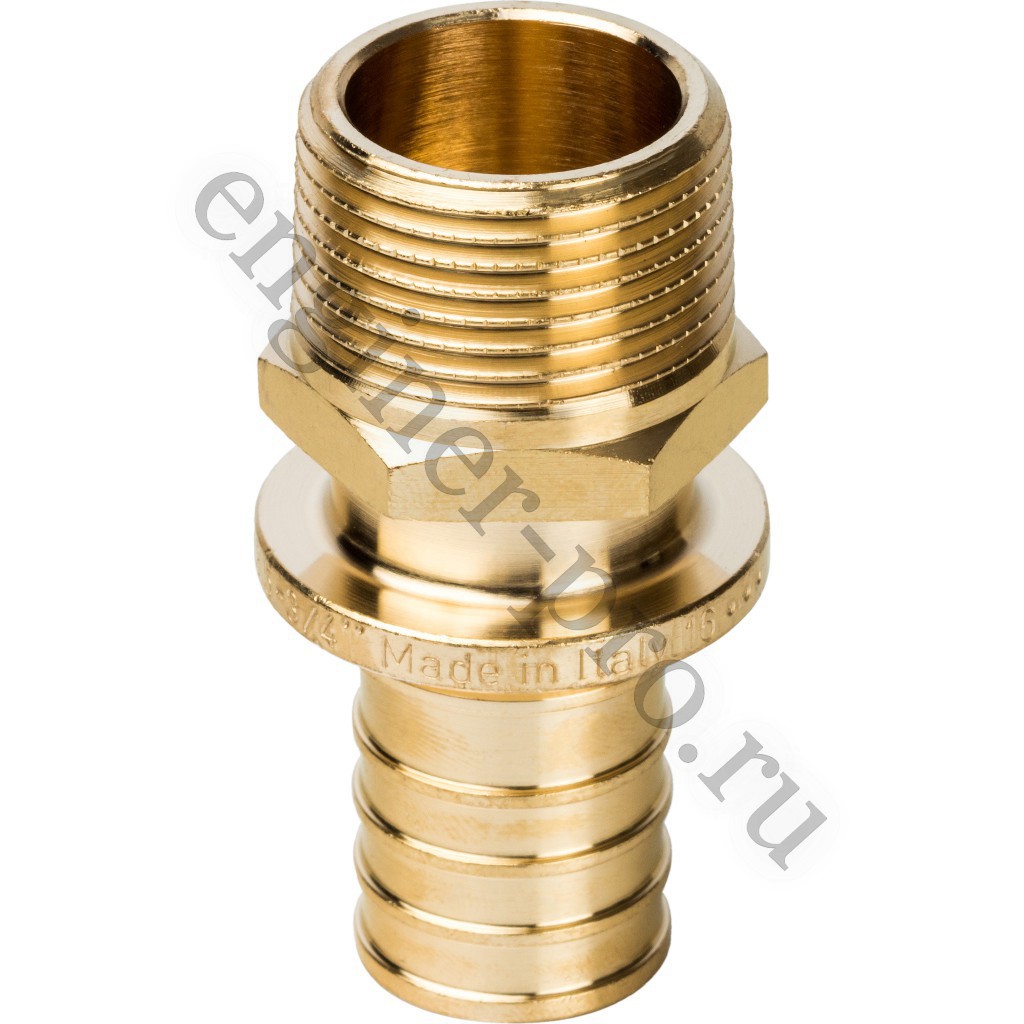 STOUT Муфта НР 25x3/4"  для труб из сшитого полиэтилена