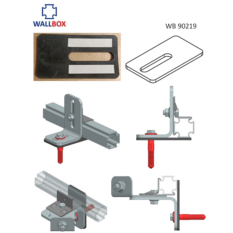WALLBOX Звукоизоляция крепежных элементов 