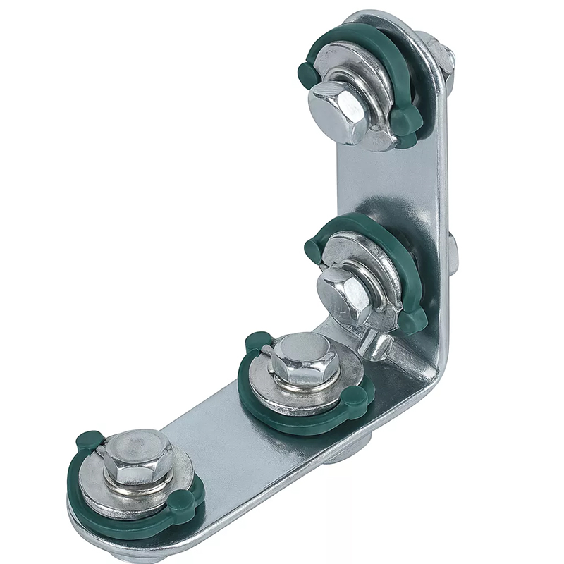 TIM Уголок 90°, 4 отверстия, 4 монтажные гайки