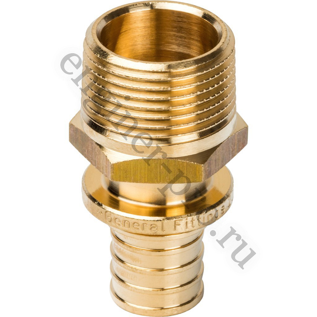 STOUT Муфта НР 20x3/4" для труб из сшитого полиэтилена