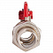 STOUT Кран шаровой с американкой, ВР/НР, ручка бабочка 3/4" (EPDM)
