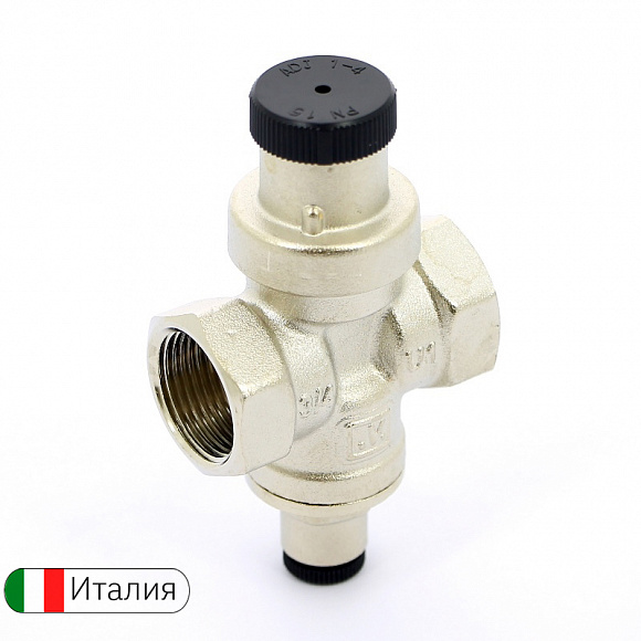 Редуктор давления UNI-FITT с выходом под манометр 3/4" (1-4 бар, PN 15)
