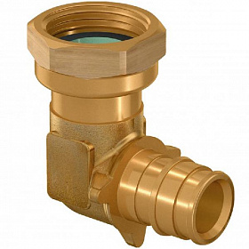 USYSTEMS Угольник с накидной гайкой 16х1/2" (Uponor Q&E)