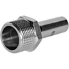 STOUT Пресс вставка из нерж. стали НР 15х3/4 