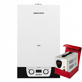 Котел газовый настенный Mizudo M40 T, двухконтурный с закрытой камерой (с шиной Open Therm)